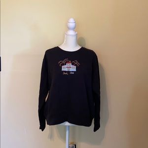 Sweatshirt w/ embroidered design